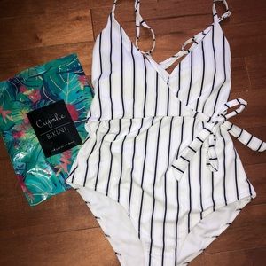 Cupshe Stay Young Striped Swimsuit ☀️